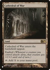 Cathedral of War - The List Reprints - Magic: The Gathering card