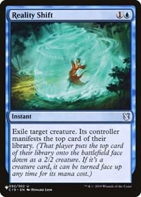 Reality Shift (C19) - The List Reprints - Magic: The Gathering card
