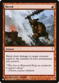 Skred - The List Reprints - Magic: The Gathering card