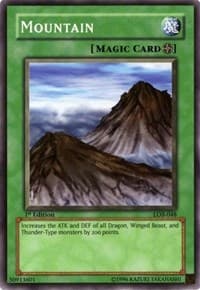 Mountain - The Legend of Blue Eyes White Dragon - YuGiOh card