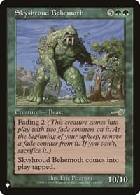 Skyshroud Behemoth - The List Reprints - Magic: The Gathering card