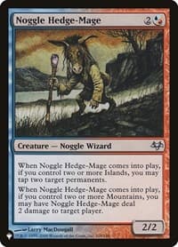 Noggle Hedge-Mage - The List Reprints - Magic: The Gathering card