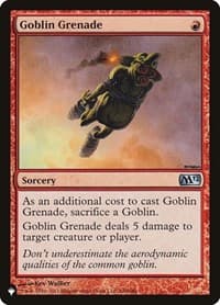 Goblin Grenade - The List Reprints - Magic: The Gathering card
