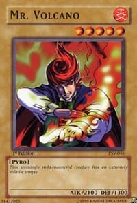 Mr. Volcano - Pharaoh's Servant - YuGiOh card