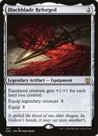 Blackblade Reforged - Commander: Zendikar Rising - Magic: The Gathering card