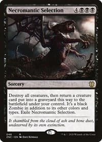Necromantic Selection - Commander: Zendikar Rising - Magic: The Gathering card
