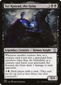 Syr Konrad, the Grim - Commander: Zendikar Rising - Magic: The Gathering card