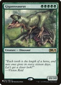Gigantosaurus - The List Reprints - Magic: The Gathering card