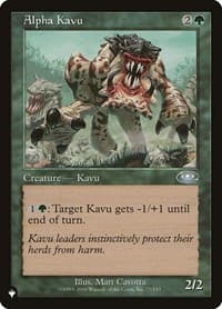 Alpha Kavu - The List Reprints - Magic: The Gathering card