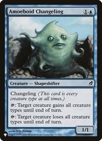 Amoeboid Changeling (LRW) - The List Reprints - Magic: The Gathering card