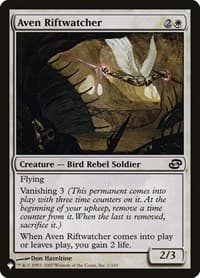 Aven Riftwatcher - The List Reprints - Magic: The Gathering card