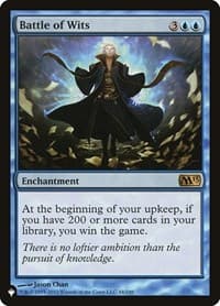 Battle of Wits - The List Reprints - Magic: The Gathering card