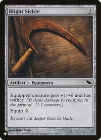 Blight Sickle - The List Reprints - Magic: The Gathering card