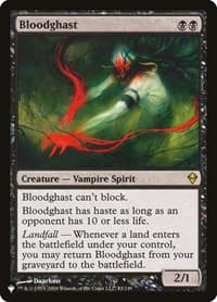 Bloodghast - The List Reprints - Magic: The Gathering card