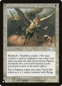 Pegasus Stampede - The List Reprints - Magic: The Gathering card