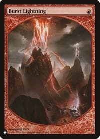 Burst Lightning (P10) - The List Reprints - Magic: The Gathering card