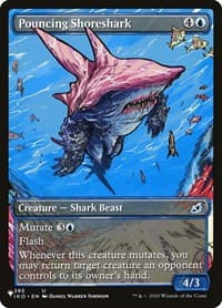 Pouncing Shoreshark (Showcase) - The List Reprints - Magic: The Gathering card