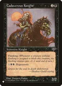 Cadaverous Knight - The List Reprints - Magic: The Gathering card