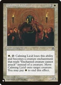 Calming Licid - The List Reprints - Magic: The Gathering card