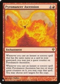 Pyromancer Ascension - The List Reprints - Magic: The Gathering card