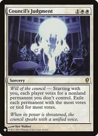 Council's Judgment - The List Reprints - Magic: The Gathering card