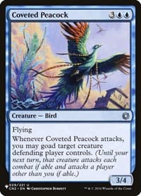 Coveted Peacock - The List Reprints - Magic: The Gathering card