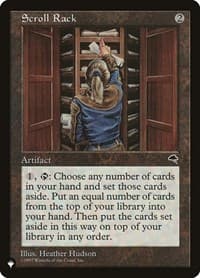Scroll Rack - The List Reprints - Magic: The Gathering card