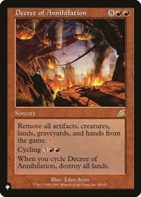 Decree of Annihilation - The List Reprints - Magic: The Gathering card
