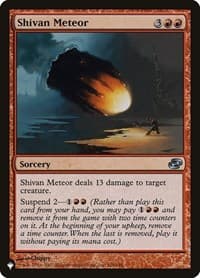 Shivan Meteor - The List Reprints - Magic: The Gathering card