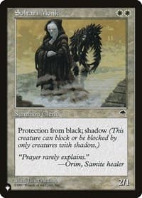 Soltari Monk - The List Reprints - Magic: The Gathering card