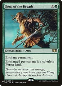 Song of the Dryads - The List Reprints - Magic: The Gathering card