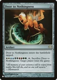 Door to Nothingness - The List Reprints - Magic: The Gathering card