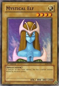 Mystical Elf - The Legend of Blue Eyes White Dragon - YuGiOh card
