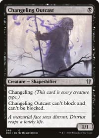 Changeling Outcast - Commander: Zendikar Rising - Magic: The Gathering card