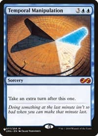 Temporal Manipulation - The List Reprints - Magic: The Gathering card