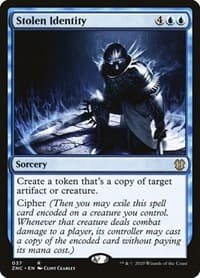 Stolen Identity - Commander: Zendikar Rising - Magic: The Gathering card