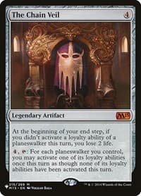 The Chain Veil - The List Reprints - Magic: The Gathering card