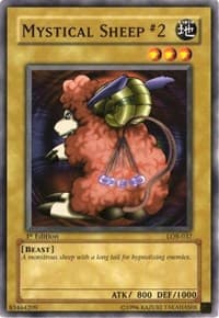 Mystical Sheep #2 - The Legend of Blue Eyes White Dragon - YuGiOh card