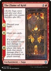 The Flame of Keld - The List Reprints - Magic: The Gathering card