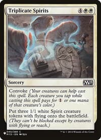 Triplicate Spirits - The List Reprints - Magic: The Gathering card