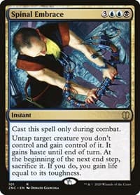 Spinal Embrace - Commander: Zendikar Rising - Magic: The Gathering card