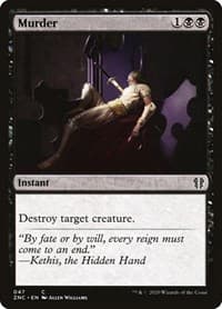 Murder - Commander: Zendikar Rising - Magic: The Gathering card