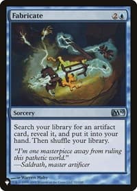 Fabricate - The List Reprints - Magic: The Gathering card
