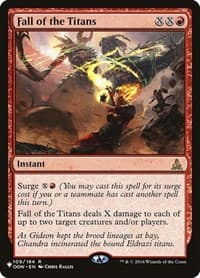 Fall of the Titans - The List Reprints - Magic: The Gathering card