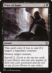 Price of Fame - Commander: Zendikar Rising - Magic: The Gathering card