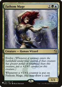 Fathom Mage - The List Reprints - Magic: The Gathering card