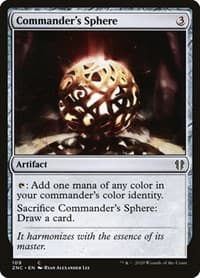 Commander's Sphere - Commander: Zendikar Rising - Magic: The Gathering card