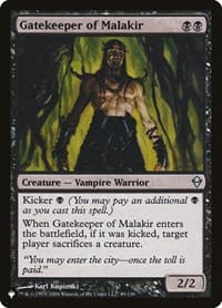 Gatekeeper of Malakir - The List Reprints - Magic: The Gathering card