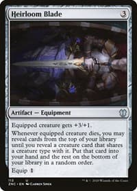 Heirloom Blade - Commander: Zendikar Rising - Magic: The Gathering card