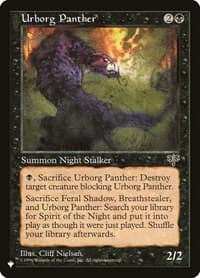 Urborg Panther - The List Reprints - Magic: The Gathering card